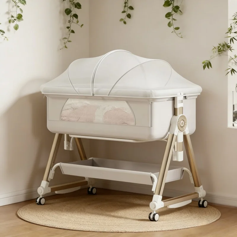Baby Nursery Trolley - Tempat Tidur Bayi Pintar 8-in-1 yang
