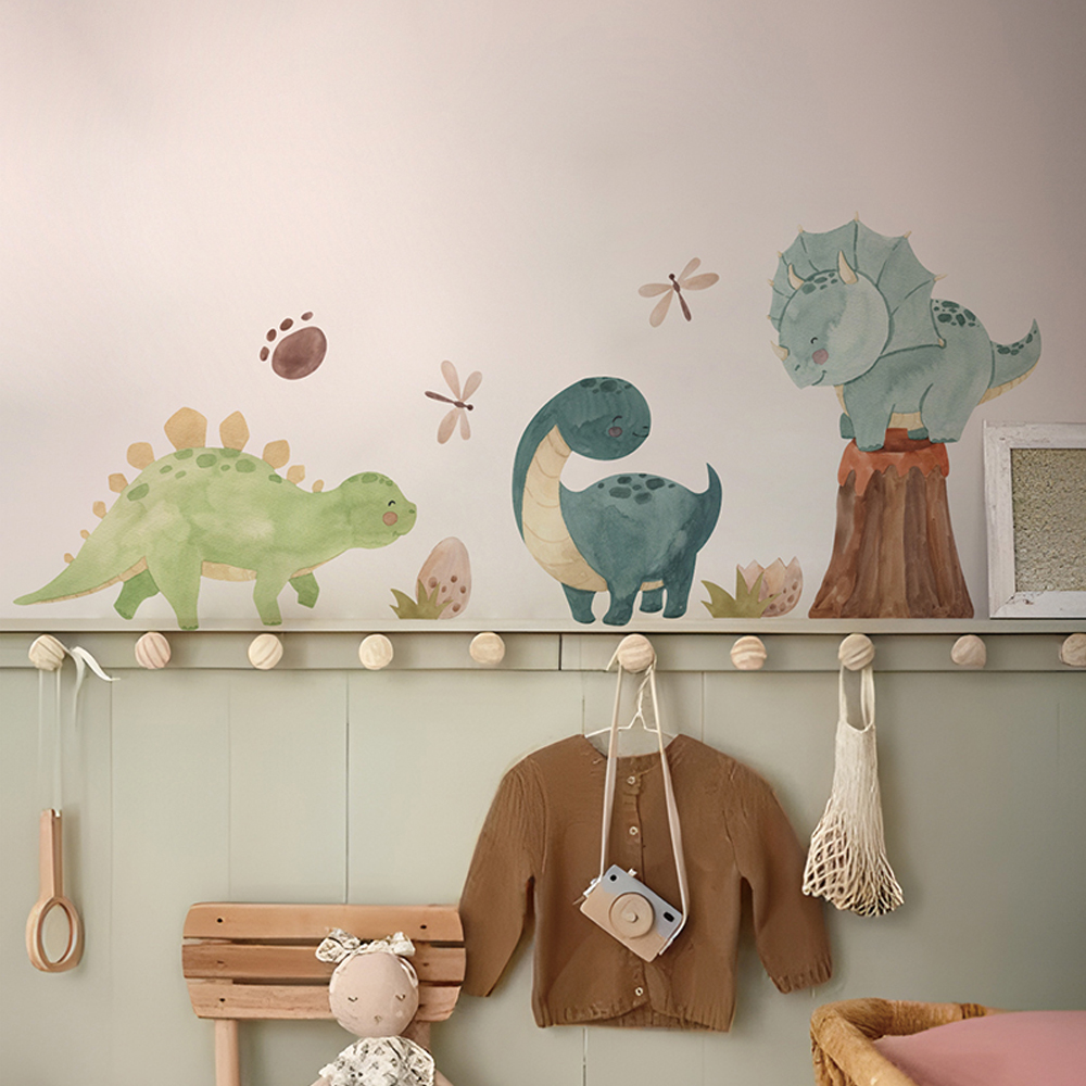 Baby Girl Nursery Quotes - Stiker dinding dinosaurus, stiker dinding alfabet