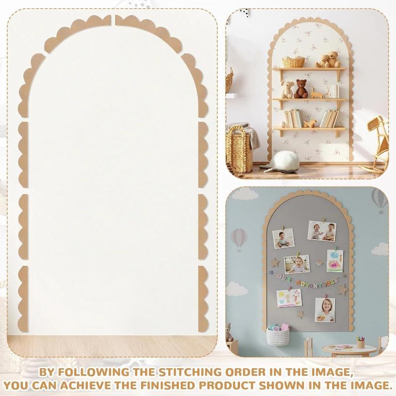 Baby Nursery Frames - Dekorasi Dinding Kayu Berbentuk Lengkung DIY
