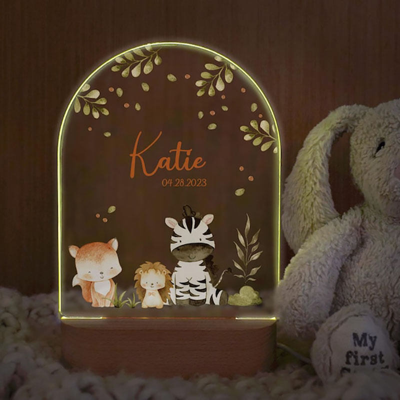 Nama Kustom Lampu Malam Bayi P - Baby Nursery Boy ulasan dan harga