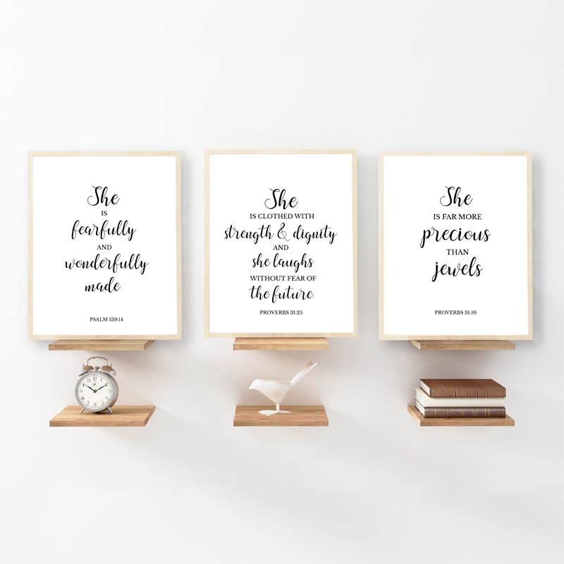 Ayat-ayat Alkitab Kutipan Kris - Baby Girl Nursery Quotes ulasan dan harga
