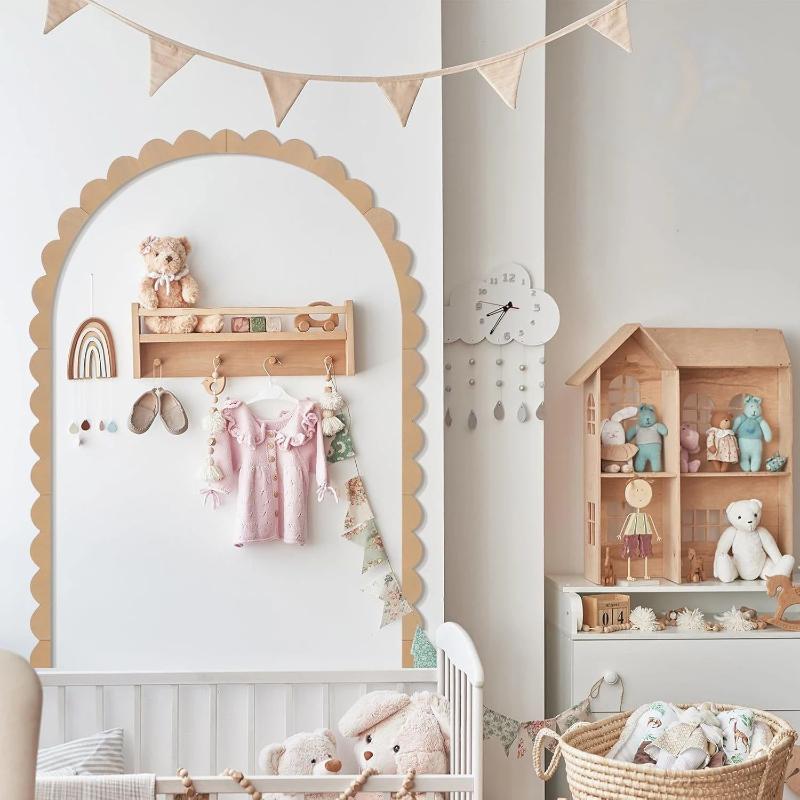 Dekorasi Dinding Kayu Berbentu - Baby Nursery Frames ulasan dan harga